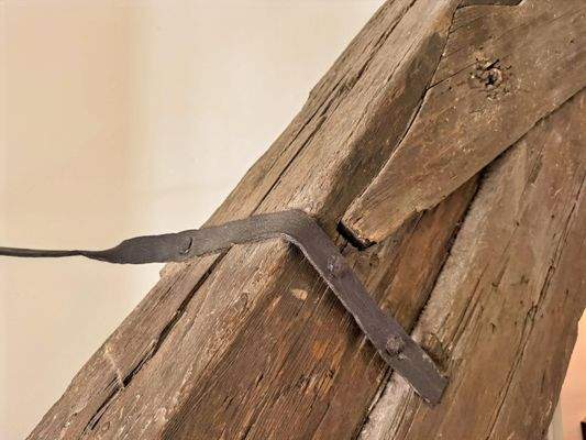 Denkmalgeschützte Balken