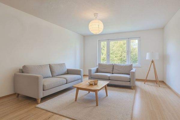 Wohnzimmer, Skandinavisch - (KI generiert)