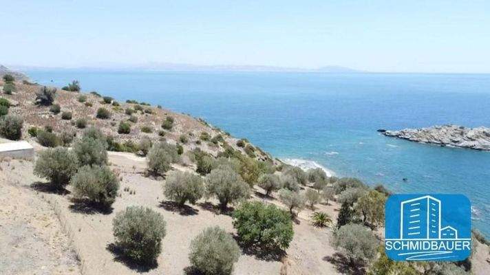 Kreta, Agios Pavlos: Erstaunliches Grundstück mit Baugenehmigung in Prassonissi zu verkaufen