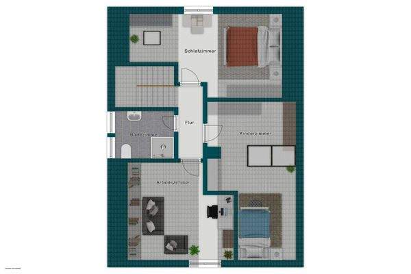 Grundriss Skizze 2.OG