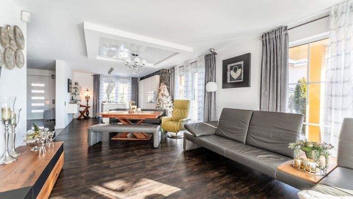 Wohnzimmer im Erdgeschoss