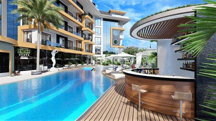 Chic Flats with Smart Home Systems in Oba Alanya