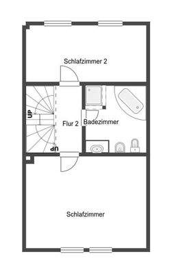 Grundriss Skizze 2.OG