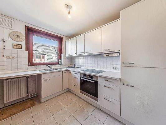 Küche im Dachgeschoss