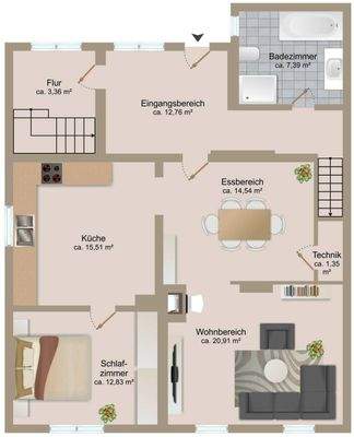 Grundriss Erdgeschoss