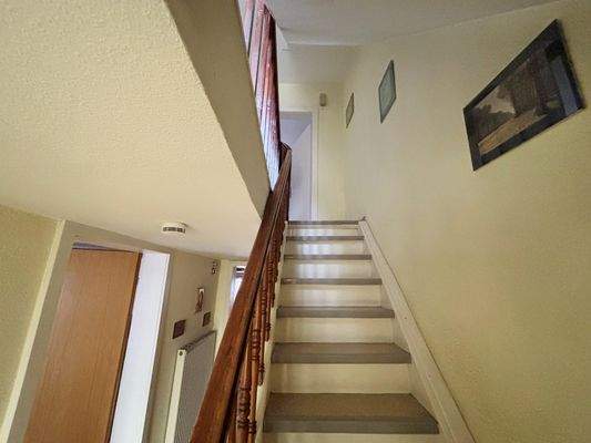 Die Treppe ins OG