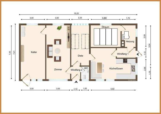 Grundriss Erdgeschoss