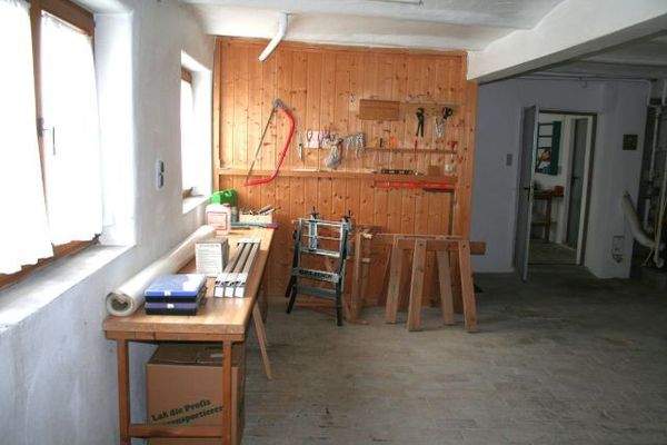 Werkstatt im Kellergeschoss Bild 1
