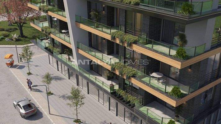 Sea and City-View Flats near the Beach in Alanya Oba