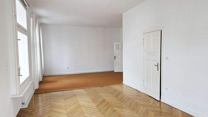 Blick in das teilbare Zimmer