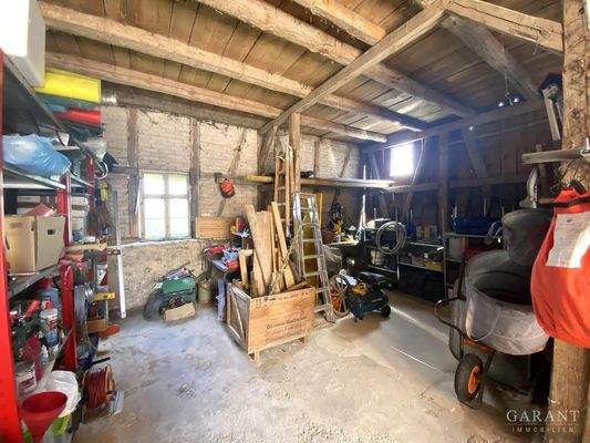 Blick in den hinterenTeil der Scheune