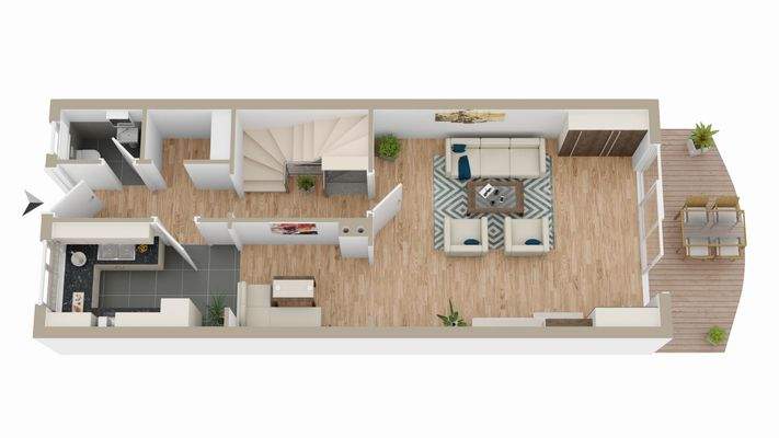 Das Erdgeschoss im Überblick