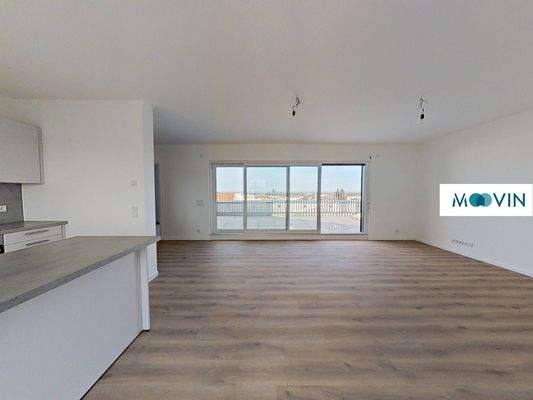 Ansicht IV: Großzügiges Wohn- und Esszimmer