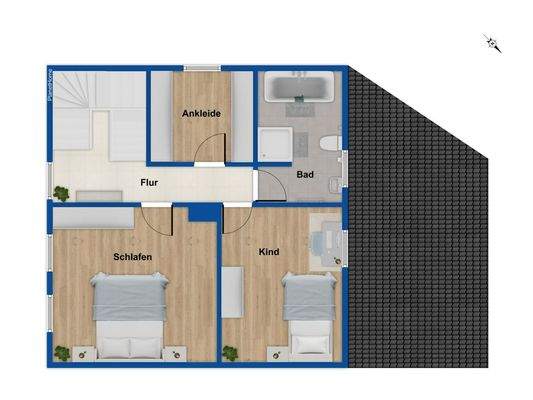 Grundriss Obergeschoss