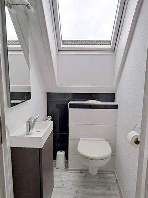 Gäste-WC im Dachgeschoss