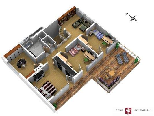 Grundriss OG (unverbindliche Illustration)