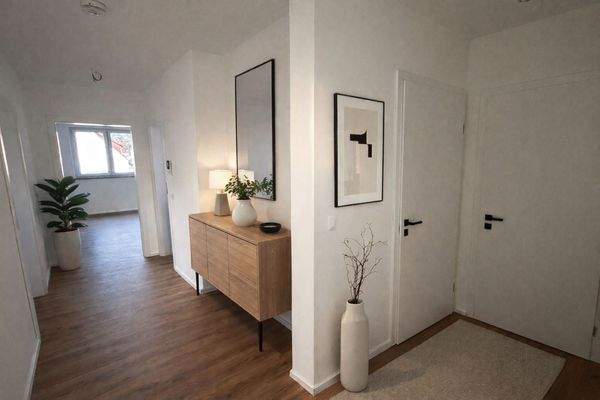 Flur mit Homestaging