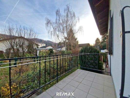 Terrasse auf der Seite