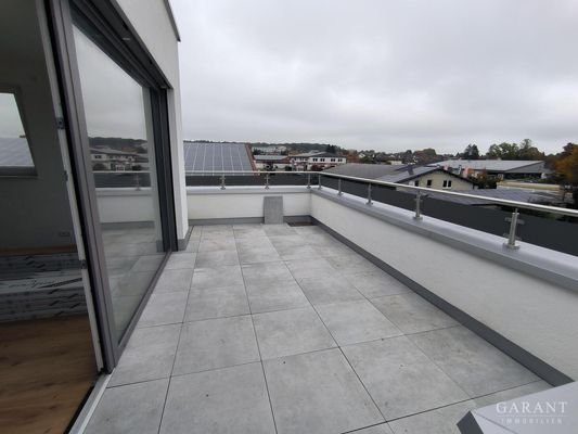 herrliche Dachterrasse