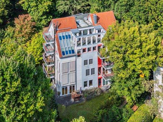 Bird's-eye view of the south side