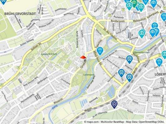 Geolyzer Kartenausschnitt