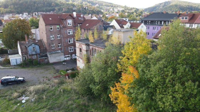 Eines der wahrscheinlich letzten Bauareale in Eisenach für Bauträger