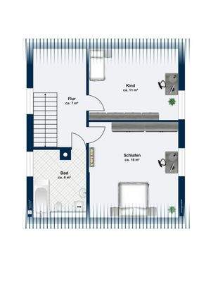 Dachgeschoss Nebengebäude