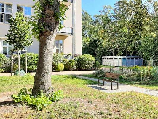 Idyllischer Innenhof