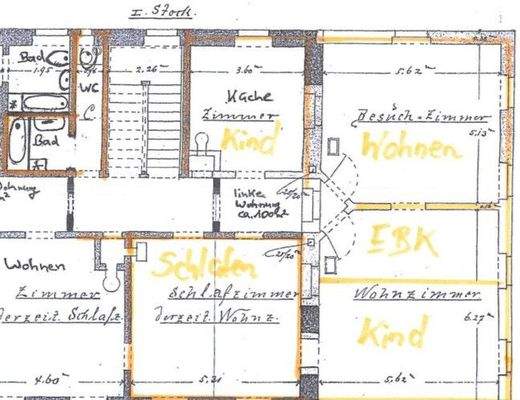 1. Stock Rot am See Wohnung 3
