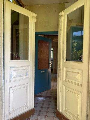 2 flüglige Windfangtür