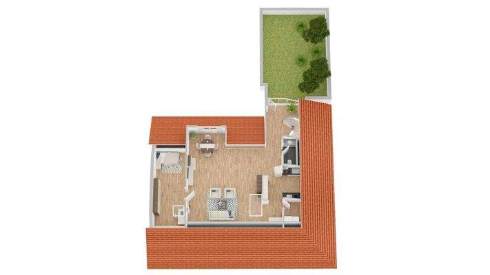 Grundriss-Skizze Ebene 2