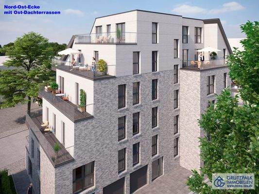 Nord-Nordost mit Dachterrassen