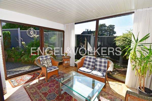 Veranda mit Zugang zur Terrasse