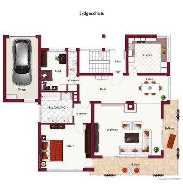 Grundriss Erdgeschoss