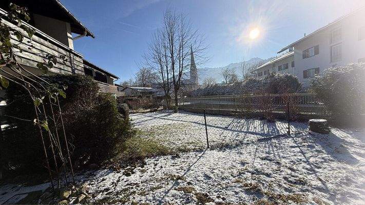 Blick aus Gartensondernutzung nach Süden