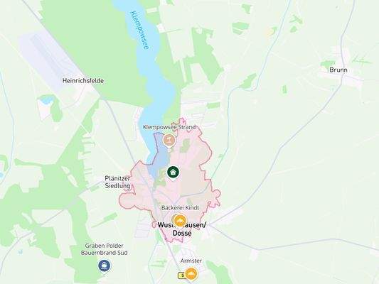 Lageplan Wusterhausen
