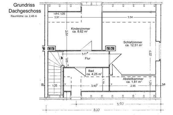 Grundriss Dachgeschoss