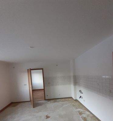 Küche vor Erneuerung Fußboden