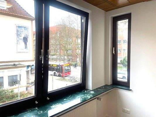 Blick aus dem Fenster