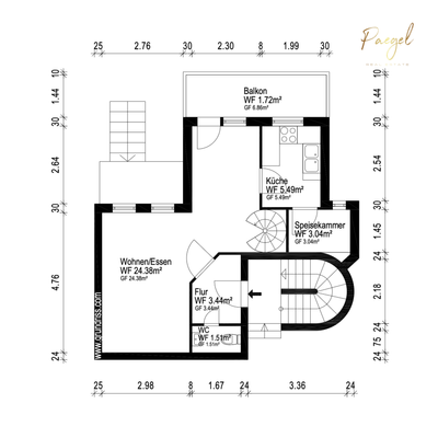 Grundriss - Erdgeschoss