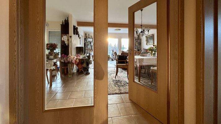 Zugang zum Wohnzimmer/Küche