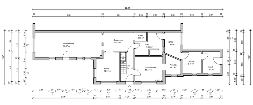 Grundriss Erdgeschoss