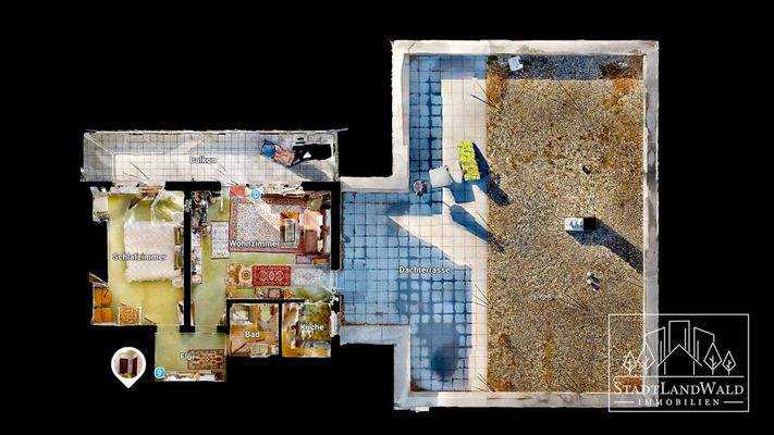 Schematischer Grundriss