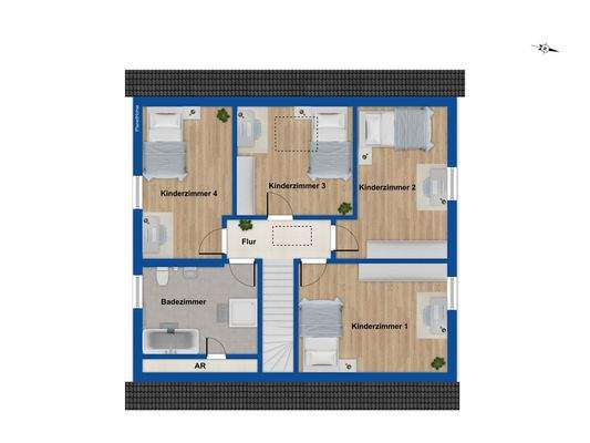 Grundriss Dachgeschoss