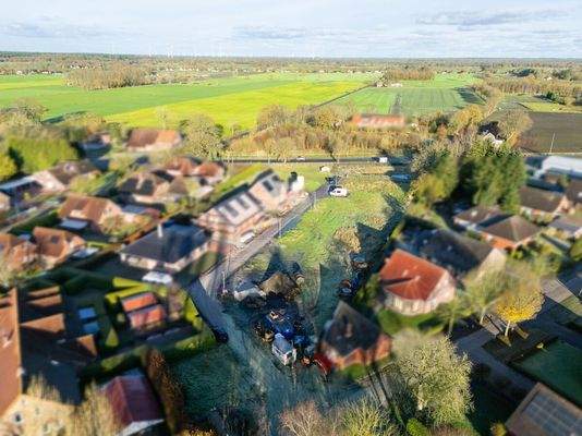 Blick auf das Baugebiet