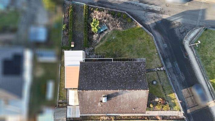 Blick über das Grundstück