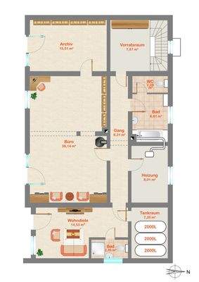 Grundriss Erdgeschoss