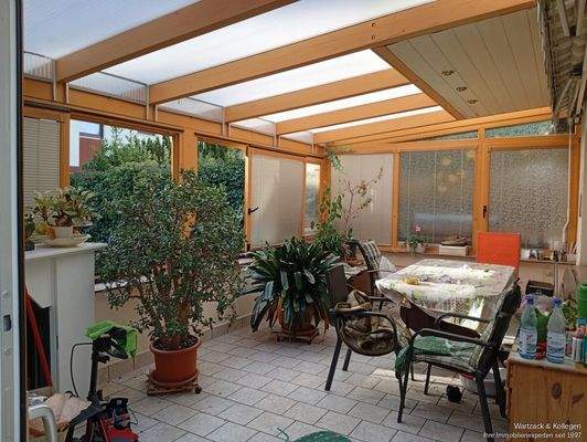 beheizbarer Wintergarten