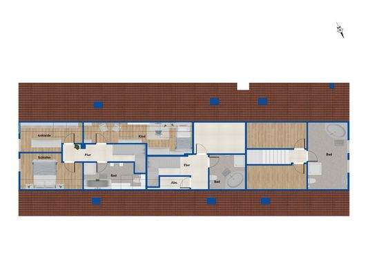 Grundriss Obergeschoss