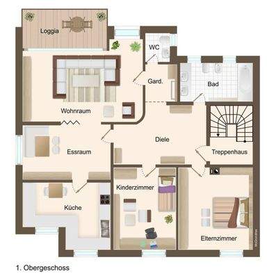 Grundriss 1. OG